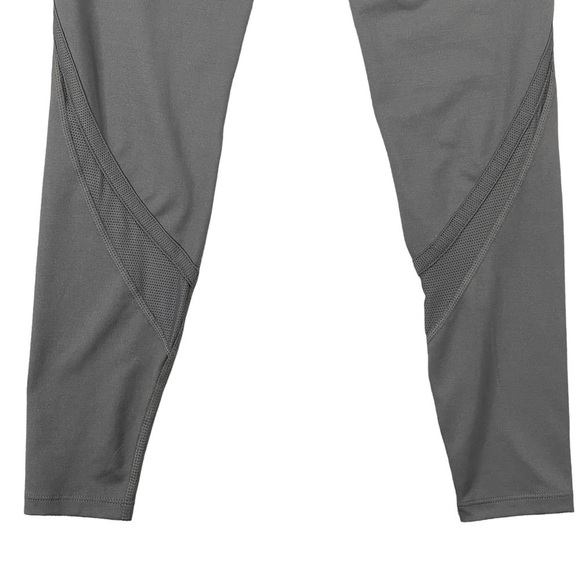 Hylete Nimbus Tight XS Mid Rise Stretch Leggings Zip Pockets Gray Soft Matte - Picture 7 of 8